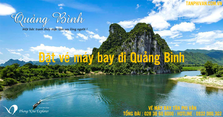 dat ve may bay di quang binh