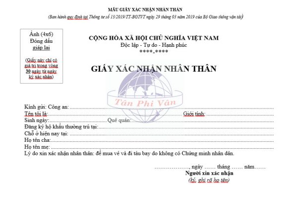 giay xac nhan nhan than mau moi